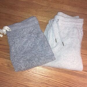 Cozy Jcrew 2 pair of Gray Sweatpants